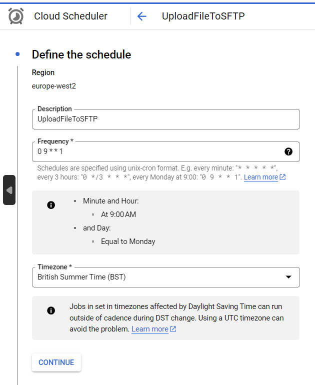 Define Scheduler